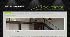 Desktop Screenshot of abc-binar.pl
